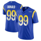 LA.Rams #99 Aaron Donald Player Royal Limited Vapor Untouchable Home Game Gdoa Stitched Jerseys