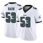 P.Eagles #53 Zack Baun Player White Limited Vapor F.U.S.E. Home Game Gdoa Stitched Jerseys