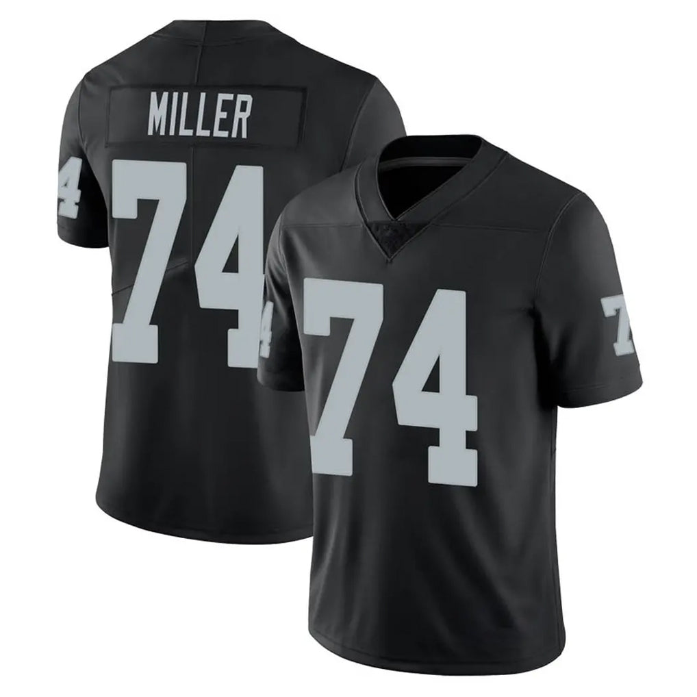 LV.Raiders #74 Kolton Miller Player Black Limited Vapor Untouchable Home Game Gdoa Stitched Jerseys