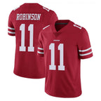 SF.49ers #11 Demarcus Robinson Player Red Limited Vapor Untouchable Home Game Gdoa Stitched Jerseys