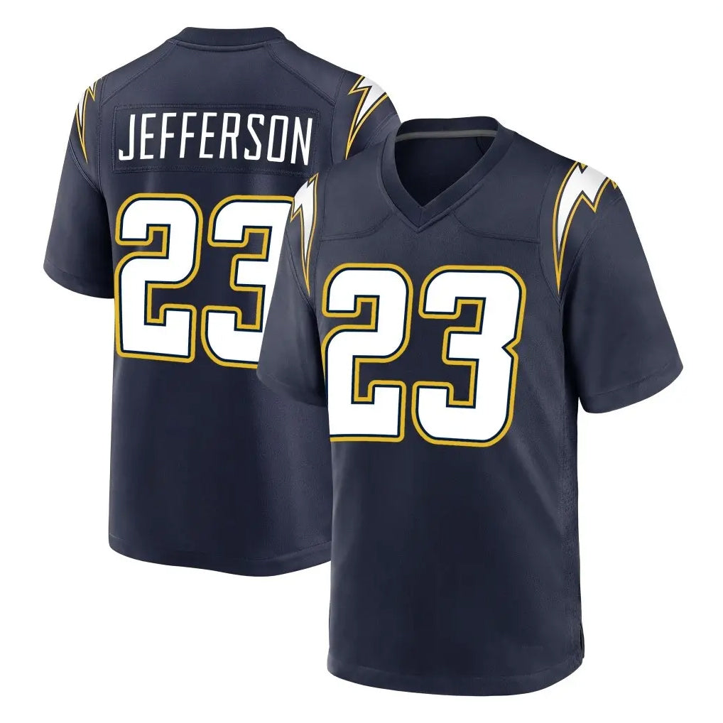 LA.Chargers #23 Tony Jefferson Player Navy Alternate Home Game Stitched Jerseys