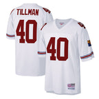 A.Cardinals #40 Pat Tillman Player Mitchell & Ness White Legacy Replica Gdoa Stitched Jerseys