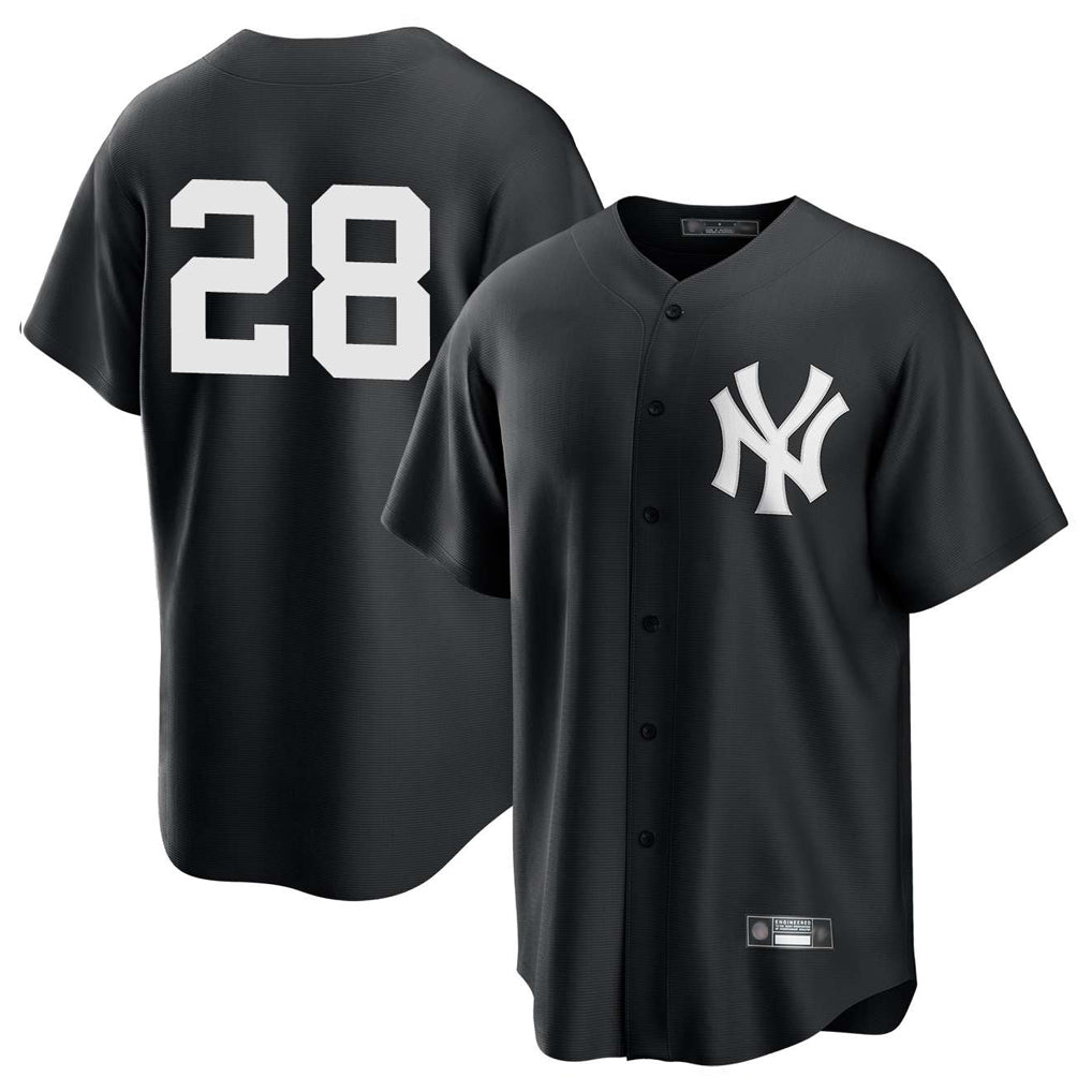 NY.Yankees #28 Austin Wells Player Black Game Fdoa Stitched Jerseys