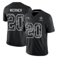 NO.Saints #20 Pete Werner Player Black Limited 2026 Salute to Service Home Game Gdoa Stitched Jerseys
