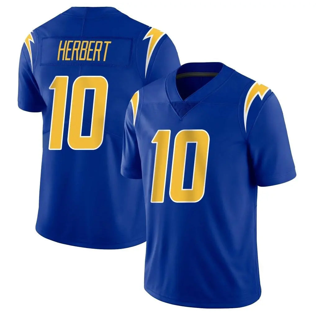 LA.Chargers #10 Justin Herbert Player Royal Limited Vapor Home Game Gdoa Stitched Jerseys