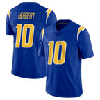 LA.Chargers #10 Justin Herbert Player Royal Limited Vapor Home Game Gdoa Stitched Jerseys