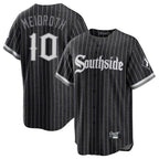 C.White Sox #10 Chase Meidroth Player Black City Connect Home Game Gdoa Stitched Jerseys