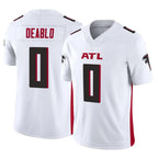 A.Falcons #0 Divine Deablo Player White Vapor F.U.S.E. Limited Home Game Gdoa Stitched Jerseys