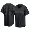 C.Reds #35 Jose Trevino Player Black T-shirt Game Home Gdoa Stitched Jerseys