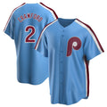 P.Phillies #2 Justin Crawford Player Light Blue Home Game Fdoa Stitched Jerseys