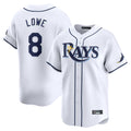 T.Bay Rays #8 Brandon Lowe Player White Home Limited Fdoa Stitched Jerseys
