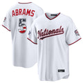 W.Nationals #5 CJ Abrams Player White 2026 All-Star Edition Stars & Stripes Home Game Gdoa250Ys Stitched Jerseys