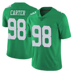 P.Eagles #98 Jalen Carter Player Green Limited Vapor Untouchable Home Game Gdoa Stitched Jerseys