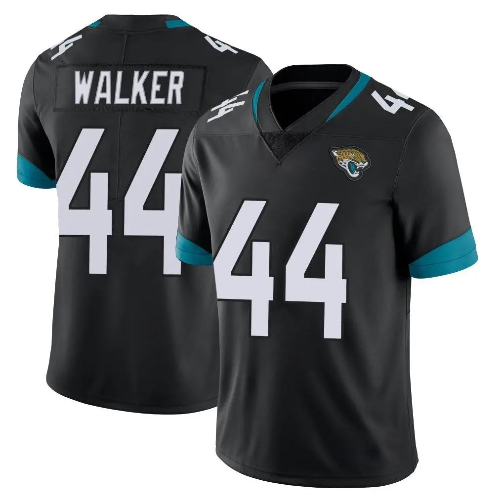 J.Jaguars #44 Travon Walker Player Black Vapor Untouchable Limited Home Game Gdoa Stitched Jerseys