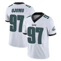 P.Eagles #97 Moro Ojomo Player White Limited Vapor Untouchable Home Game Gdoa Stitched Jerseys
