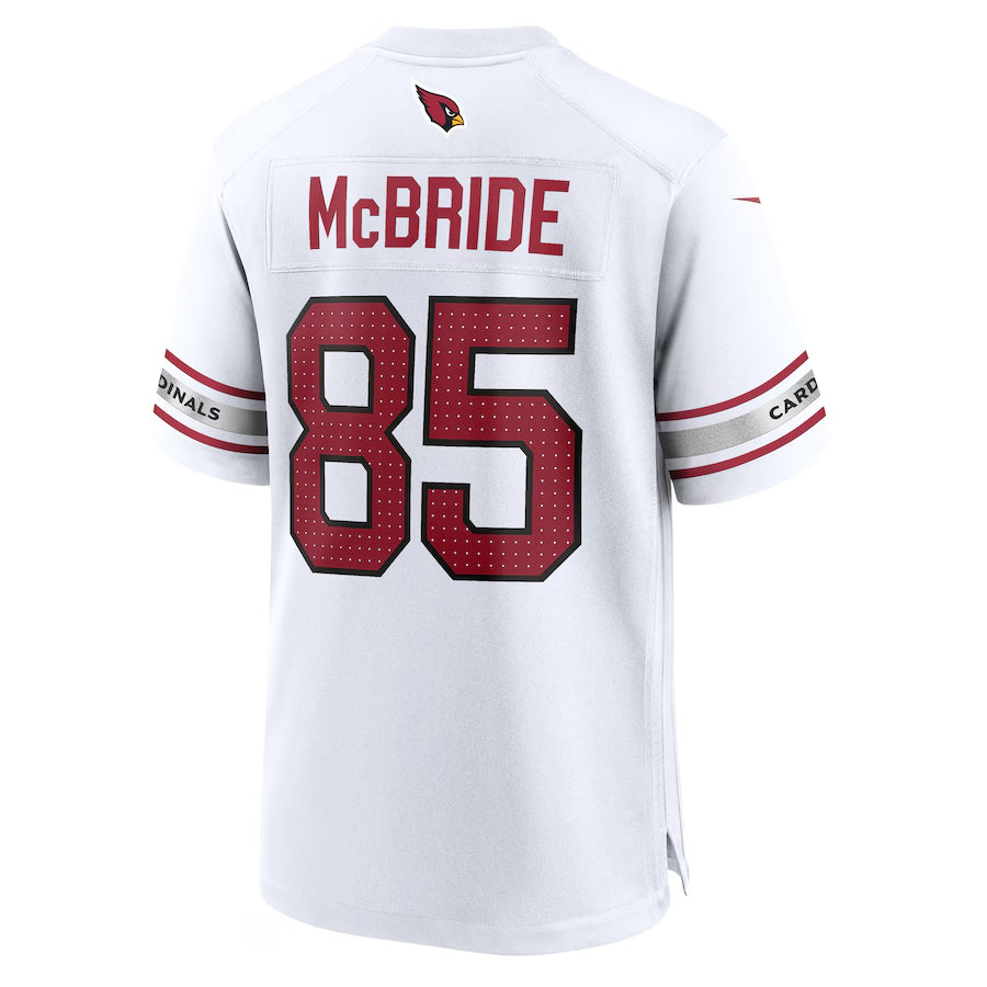A.Cardinals #85 Trey McBride Player White Game Gdoa Stitched Jerseys