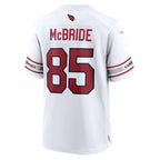 A.Cardinals #85 Trey McBride Player White Game Gdoa Stitched Jerseys