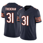 C.Bears #31 Dillon Thieneman Player Navy Vapor F.U.S.E. Limited Home Game Gdoa Stitched Jerseys