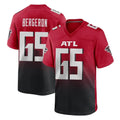A.Falcons #65 Matthew Bergeron Player Red Home Game Gdoa Stitched Jerseys