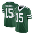 NY.Jets #15 Adonai Mitchell Player Green Legacy Limited Vapor F.U.S.E. Home Game Gdoa Stitched Jerseys