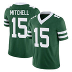 NY.Jets #15 Adonai Mitchell Player Green Legacy Limited Vapor F.U.S.E. Home Game Gdoa Stitched Jerseys