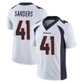 D.Broncos #41 Drew Sanders Player White Vapor Untouchable Limited Home Game Gdoa Stitched Jerseys