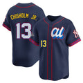 NY.Yankees #13 Jazz Chisholm Jr Player Navy All Star Limited Home Fdoa Stitched Jerseys