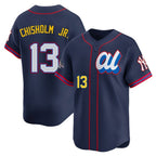 NY.Yankees #13 Jazz Chisholm Jr Player Navy All Star Limited Home Fdoa Stitched Jerseys