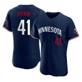 M.Twins #41 Joe Ryan Player Navy Replica Home Limited Elite Fdoa Stitched Jerseys
