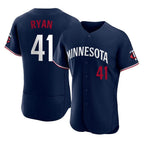 M.Twins #41 Joe Ryan Player Navy Replica Home Limited Elite Fdoa Stitched Jerseys