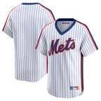 NY.Mets ## Mets Blank Player White Cooperstown Collection T-shirt Game Fdoa Stitched Jerseys