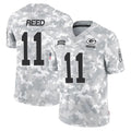 GB.Packers #11 Jayden Reed Player Arctic Camo Salute To Service Limited Gdoa Stitched Jerseys