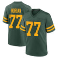 GB.Packers #77 Jordan Morgan Player Green Alternate Home Game Gdoa Stitched Jerseys