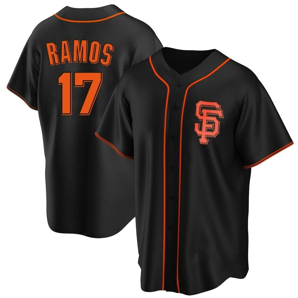 SF.Giants #17 Heliot Ramos Player Black 2026 Home Game Fdoa Stitched Jerseys
