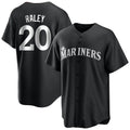 S.Mariners #20 Luke Raley Player Black Home Limited Fdoa Stitched Jerseys
