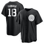 C.Cubs #18 Shota Imanaga Player Black Game Gdoa Stitched Jerseys