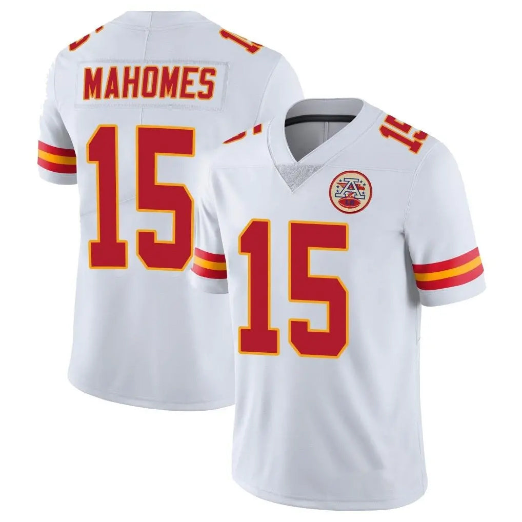KC.Chiefs #15 Patrick Mahomes Player White Limited Vapor Untouchable Home Game Gdoa Stitched Jerseys