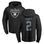 LV.Raiders #2 Ashton Jeanty Player Black Logo Pullover Hoodies Limited Game Gdoa Stitched Jerseys