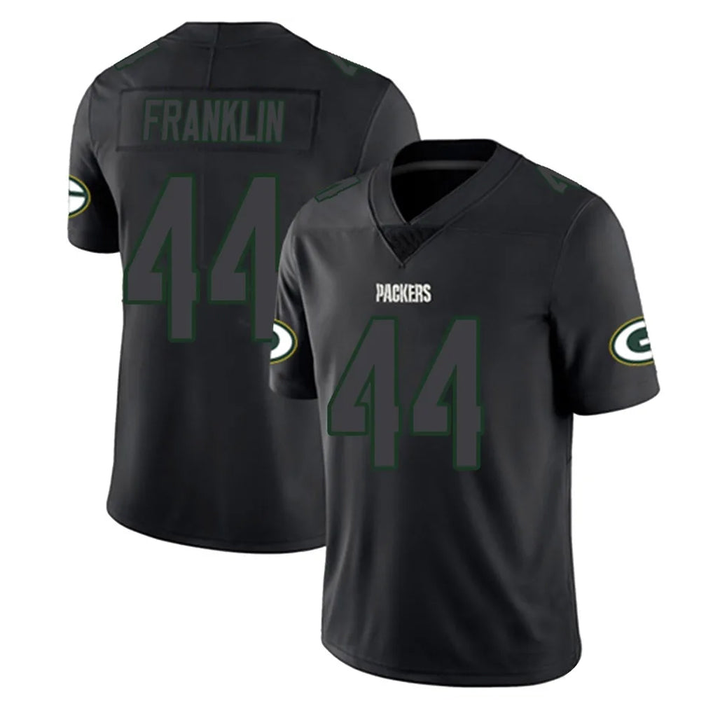 GB.Packers #44 Zaire Franklin Player Black Impact Limited Home Game Gdoa Stitched Jerseys