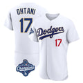 LA.Dodgers #17 Shohei Ohtani Player Gold White World Series Meet 2026 Collection Stadium Limited Elite Fdoa Stitched Jerseys