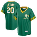 Athletics #20 Zack Gelof Player Kelly Green Cooperstown Collection T-shirt Game Gdoa Stitched Jerseys