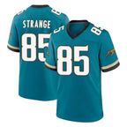 J.Jaguars #85 Brenton Strange Player Teal Prowler Throwback Limited Home Game Gdoa Stitched Jerseys