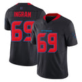 H.Texans #69 Ed Ingram Player Navy Limited 2nd Alternate Vapor F.U.S.E. Home Game Gdoa Stitched Jerseys