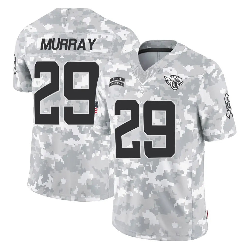 J.Jaguars #29 Eric Murray Player Arctic Camo Salute To Service Limited Game Gdoa Stitched Jerseys