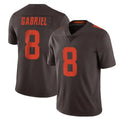 C.Browns #8 Dillon Gabriel Player Browns Color Rush Limited Home Game Gdoa Stitched Jerseys