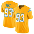 LA.Chargers #93 Teair Tart Player Gold Limited Vapor F.U.S.E. Home Game Gdoa Stitched Jerseys