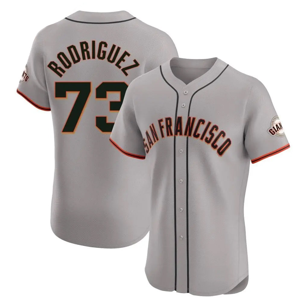 SF.Giants #73 Randy Rodriguez Player Gray Home Limited Elite Fdoa Stitched Jerseys