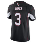 A.Cardinals #3 Budda Baker Player Black Vapor Limited Home Game Gdoa Stitched Jerseys