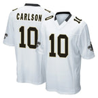 NO.Saints #10 Daniel Carlson Player White Home Game Gdoa Stitched Jerseys