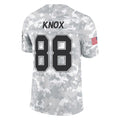 B.Bills #88 Dawson Knox Player Arctic Camo Salute to Service Limited Gdoa Stitched Jerseys